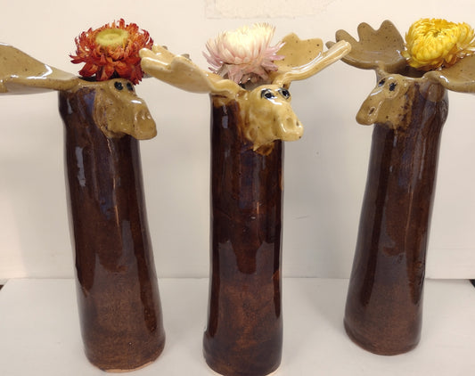 Moose Bud Vase