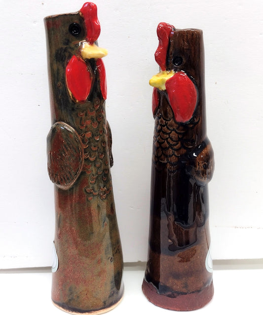 Rooster Bud Vase